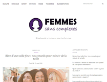Tablet Screenshot of femmes-sans-complexes.fr